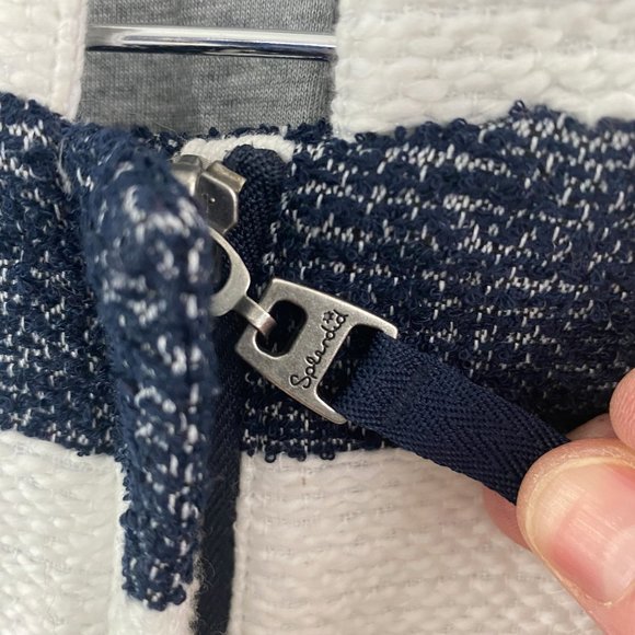 Splendid Blue and White Striped Blazer - Picture 5 of 6